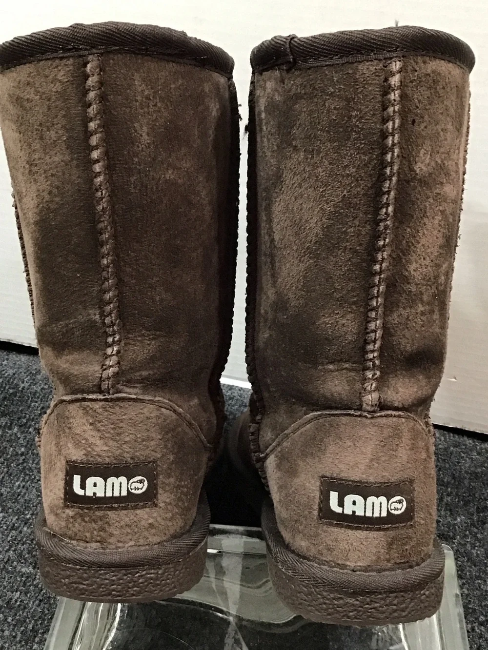 Lamo Brown Suede Heidi Winter Boots with faux fur Lining